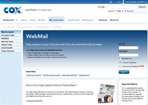 cox webmail sign in|login in to my cox email address.